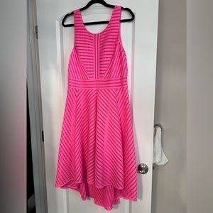 Lilly Pulitzer Neon Pink High Low Dress